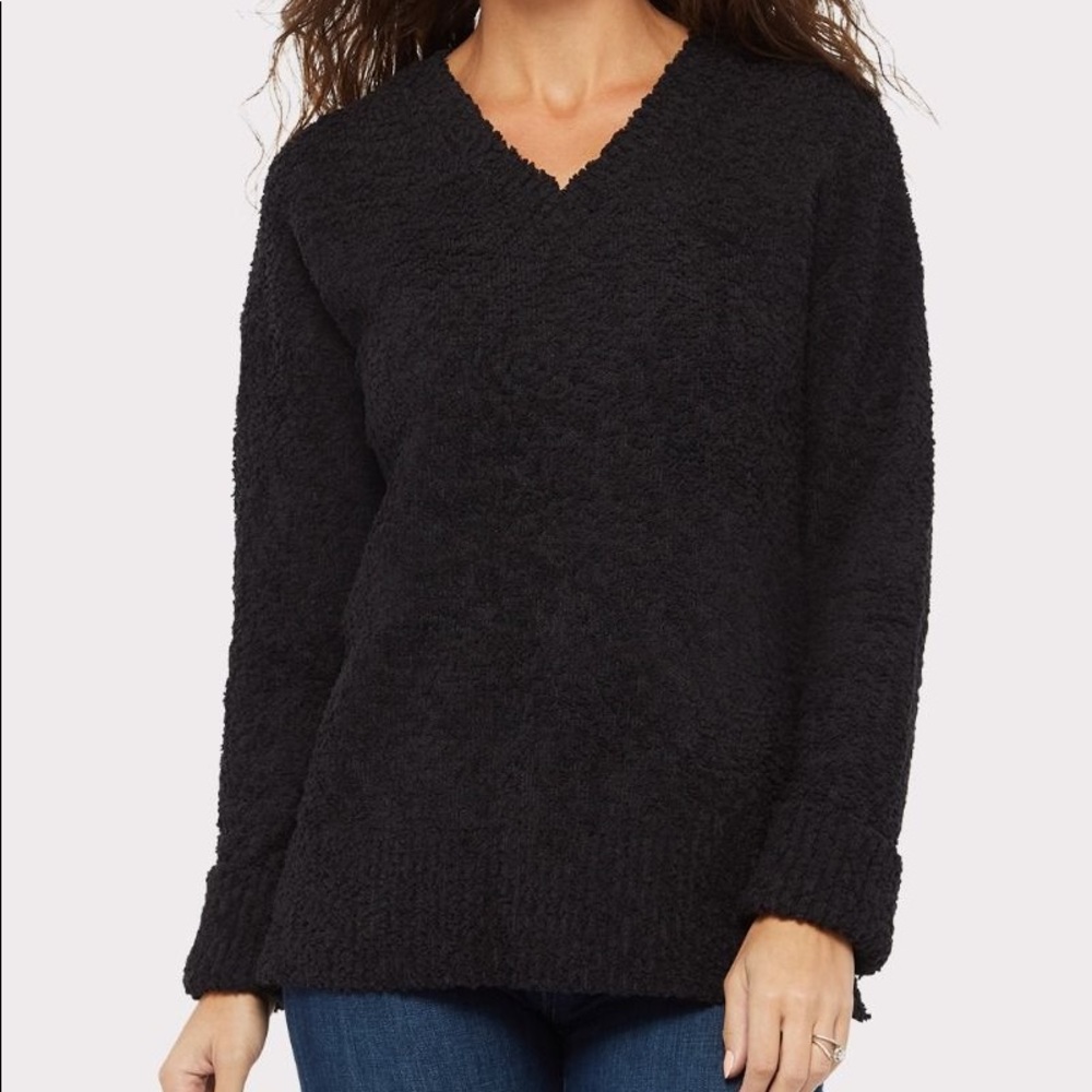 Sanctuary cozy teddy black sweater - Picture 1 of 4